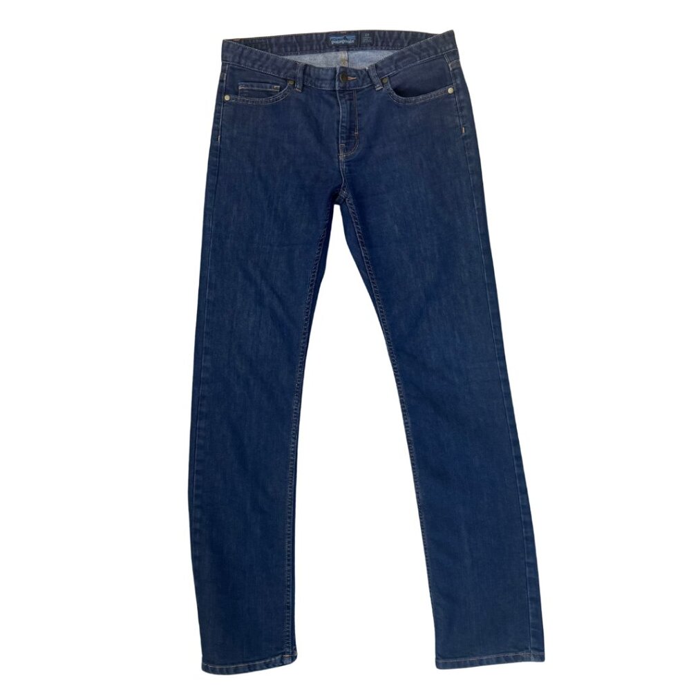 Patagonia Common Threads Organic Cotton Denim Straight Leg Jeans Women's Size 2 - Picture 5 of 5